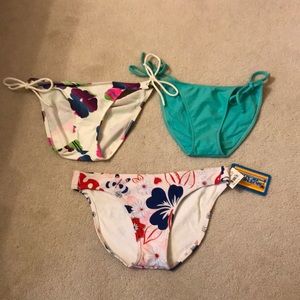 3 Bathing Suit Bottoms Bundle